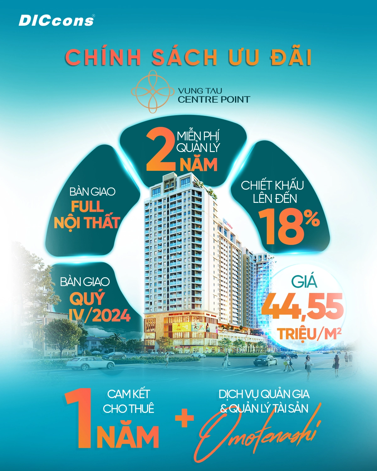 DỰ ÁN VŨNG TÀU CENTRE POINT GIÁ TỐT TỪ CHỦ ĐẦU TƯ