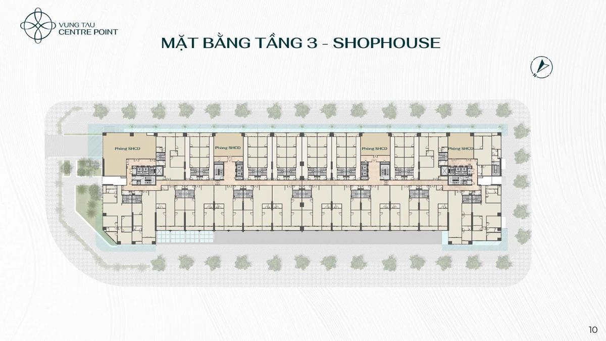 Mặt bằng Vũng Tàu Centre Point tầng3